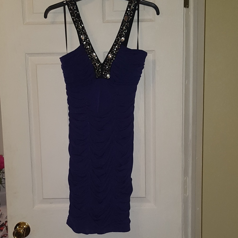 City Triangles Deep Purple cocktail Dress (M)